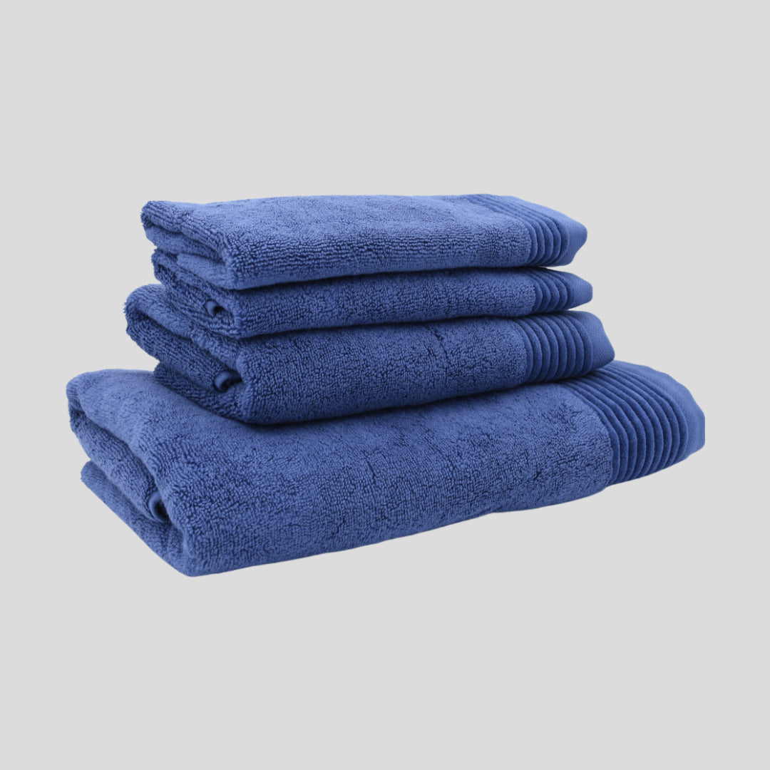 Handtuch Waha aus Baumwolle in verschiedenen Größen | dark blue