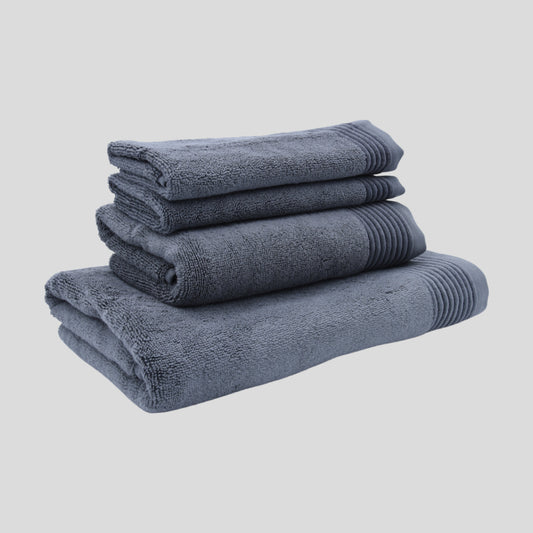 Handtuch Waha aus Baumwolle in verschiedenen Größen | dark grey