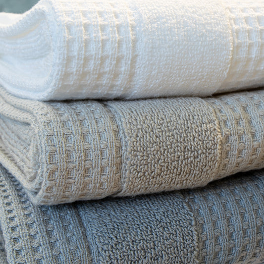 Handtuch Maimun aus Bio-Baumwolle in verschiedenen Größen | beige